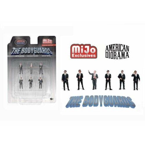 1/64 The Bodyguards, Diecast Figures