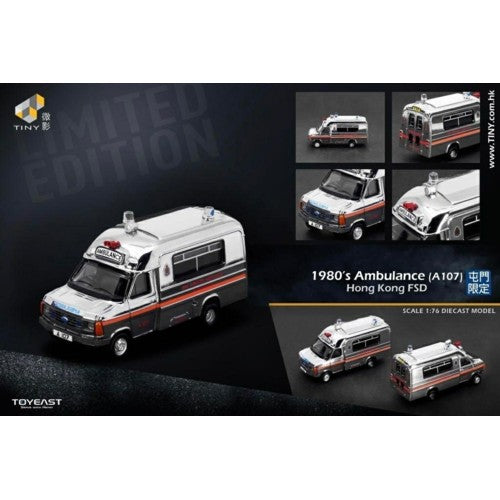 1/76 Ford Transit Mk 2 Ambulance Chrome A107