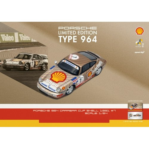 1/64 Shell Porsche 911 (964) Carrera Cup 1991 No.7 Sparky (Sparky X Tiny X Shell)