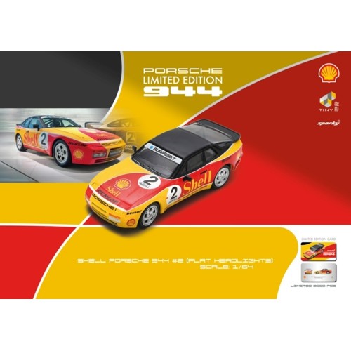 1/64 Porsche 944 Turbo Cup Shell No.2 Flat Headlights Sparky (Sparky X Tiny X Shell)