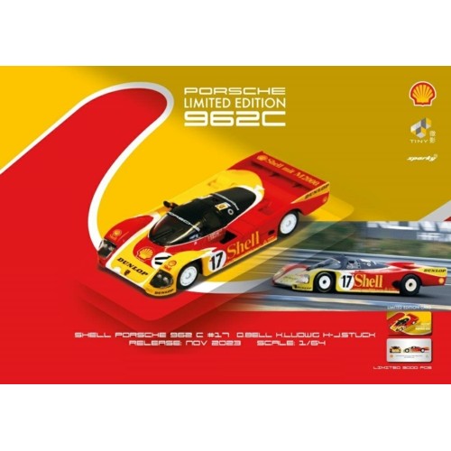 1/64 Porsche 962C 2Nd Le Mans D.Bell K.Ludwig/H-J.Stuck Shell 1988 No.17 (Sparky X Tiny X Shell)