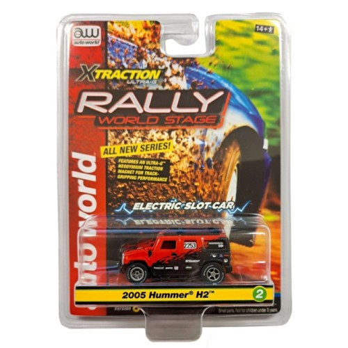1/64 2005 Hummer H2 No.2253 Red Electric Slot Car