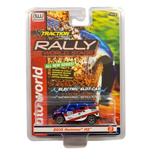 1/64 2005 Hummer H2 No.3128 American Flag Electric Slot Car