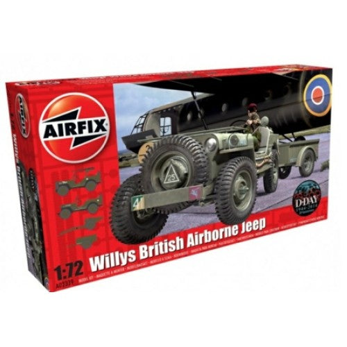 1/76 Willys Jeep Trailer And Howitzer (Plastic Kit)