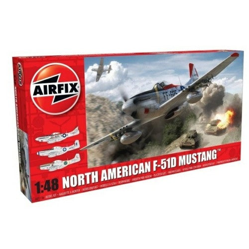 1/48 North American F51D Mustang (Plastic Kit)