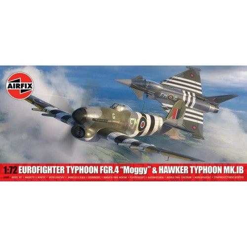 1/72 Twin Pack - Eurofighter Typhoon Fgr.4 (Fmog) And Hawker Typhoon Mk.Ib (Plastic Kit)
