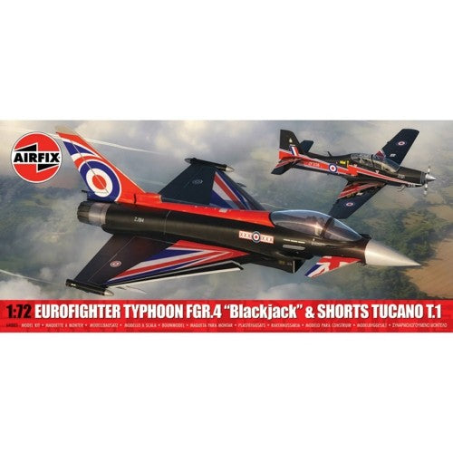 1/72 Twin Pack - Eurofighter Typhoon Fgr.4 (Blackjack) And Shorts Tucano T.1 (Plastic Kit)