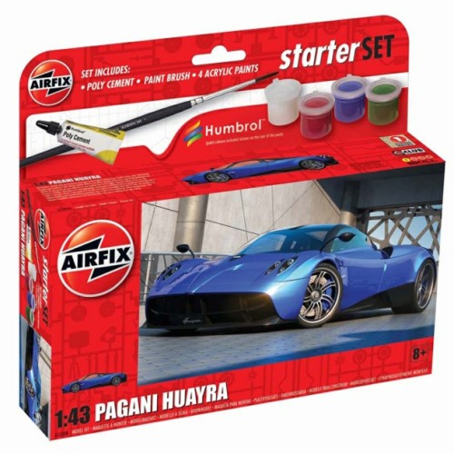1/43 Small Starter Set New Pagani Huayra (Plastic Kit)