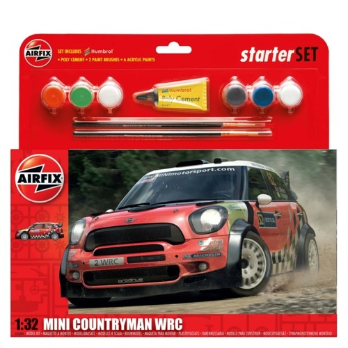 1/32 Hanging Gift Set - Mini Countryman Wrc (Plastic Kit)