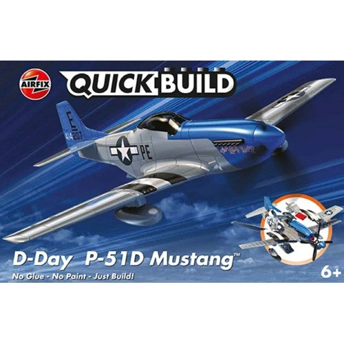 Quickbuild D-Day P-51D Mustang (Plastic Kit)
