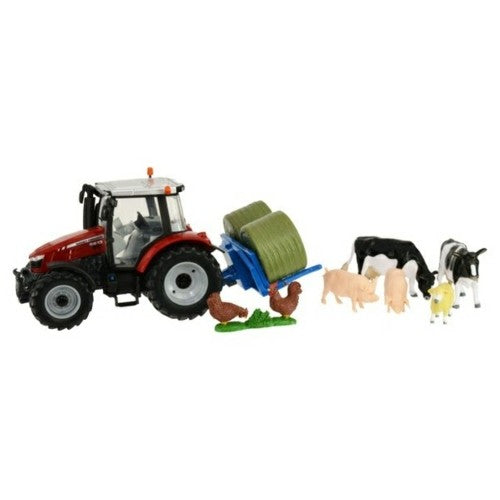 1/32 Massey Ferguson Tractor Play Set
