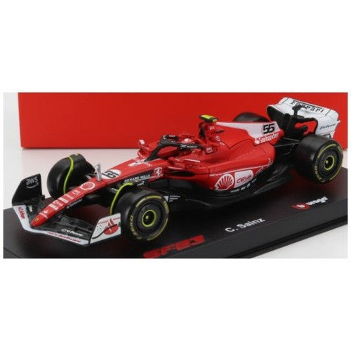 1/43 Ferrari F1 Sf-23 No.55 Las Vegas Usa Gp 2023 Carlos Sainz With Driver And Showcase