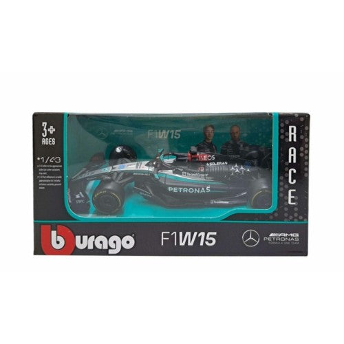 1/43 Mercedes Amg W15 F1 2024 G.Russell Card Box