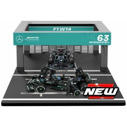 1/43 Mercedes Amg Petronas F1 W14 E Performance No.44 Lewis Hamilton 2023 Pit Pass Set