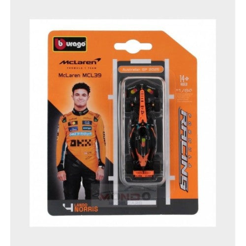 1/64 Mclaren Mcl39 No.4 Lando Norris 2025