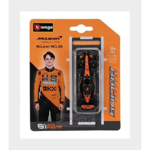 1/64 Mclaren Mcl39 No.81 Oscar Piastri 2025