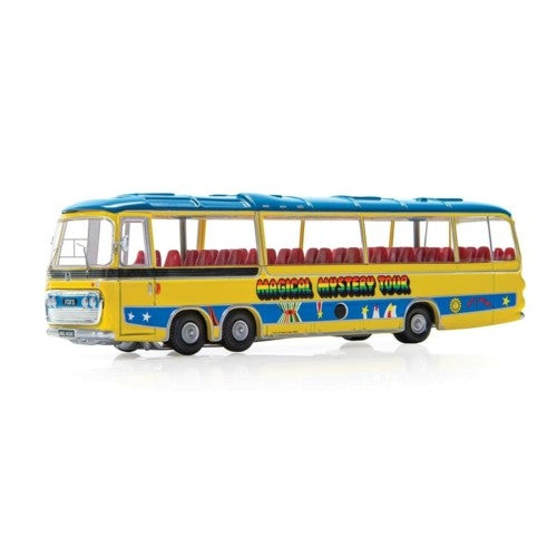 1/76 The Beatles Magical Mystery Tour Bus Bedford Val Fox'S Updated Packaging For 2020