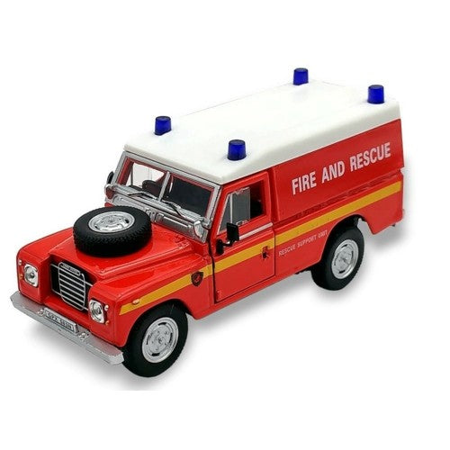 1/43 Land Rover Series 3 109 Hard Top Red Fire And Rescue