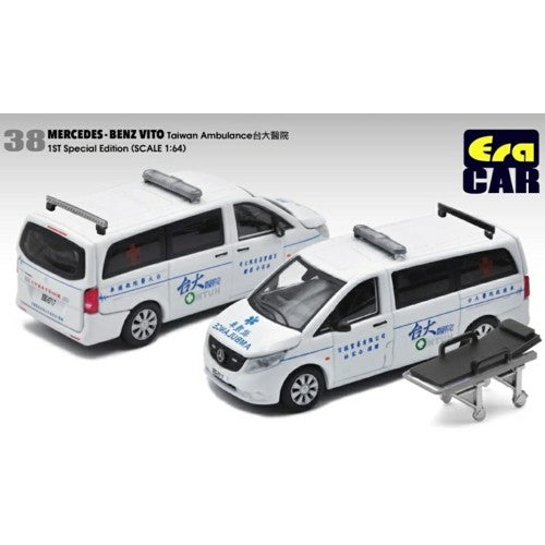 1/64 38 Mercedes-Benz Vito - Taiwan Ambulance 1St Special Edition