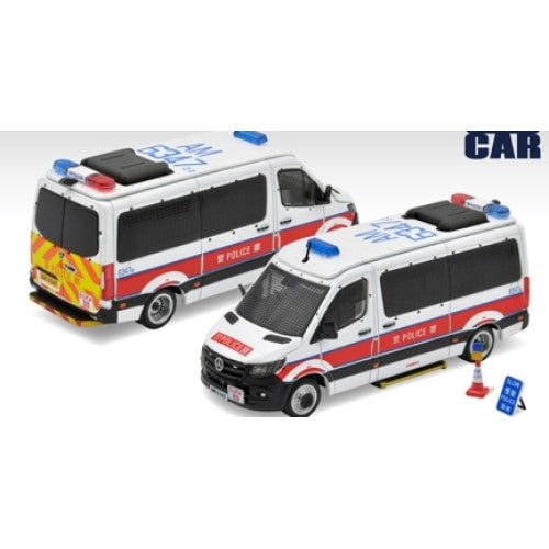 1/64 36 Mercedes - Benz Sprinter Hk Police Car (Am 6347)