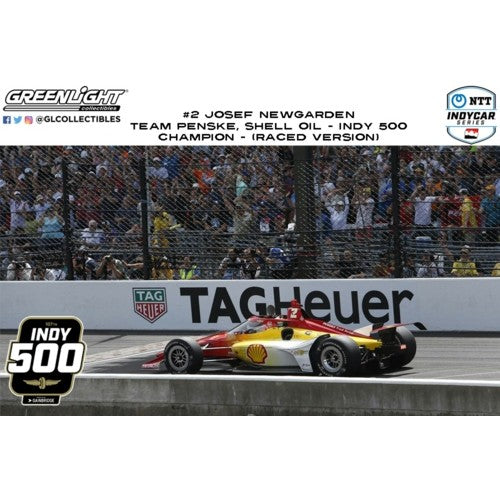 1/18 2023 Ntt Indycar Series - No.2 J.Newgarden/Team Penske Shell Oil - 2023 Indianapolis 500 Champion (Raced Version)