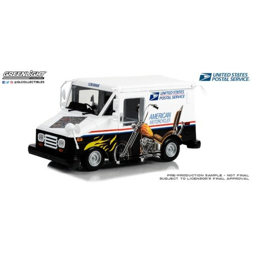 1/18 Usps Long Life Postal Delivery Vehicle American Motorcycles Stamps