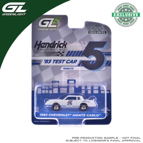 1/64 Chevrolet Monte Carlo 1983 - Hendrick Motorsports First Test Car Tribute - Hobby Exclusive