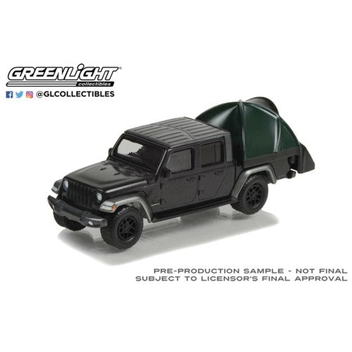 1/64 The Great Outdoors Series 2 2021 Jeep Gladiator High Altitude With Modern Truck Bed Tent