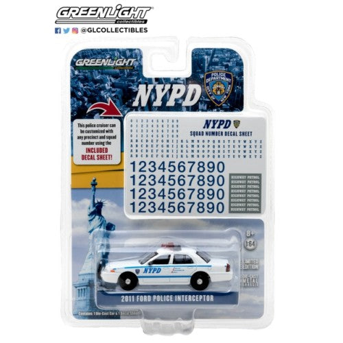 1/64 Hot Pursuit 2011 Ford Crown Victoria New York City Police Dept