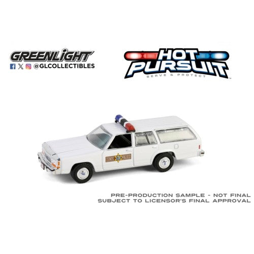 1/64 Hot Pursuit Series 46 - 1988 Ford Ltd Crown Victoria Wagon - Illinois State Police