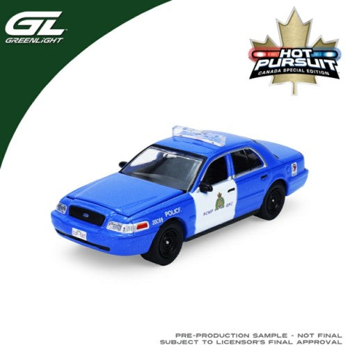 1/64 Hot Pursuit - Canada Special Edition - Crown Victoria Police Interceptor 2008 - Royal Canadian Mounted Police (Rcmp)