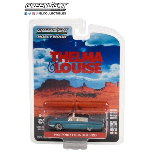 1/64 Hollywood Series 34 - Thelma And Louise (1991) 1966 Ford Thunderbird Convertible