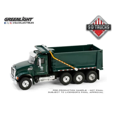 1/64 S.D. Trucks Series 19 - 2019 Mack Granite Dump Truck - New York City Department Of Parks And Recreation
