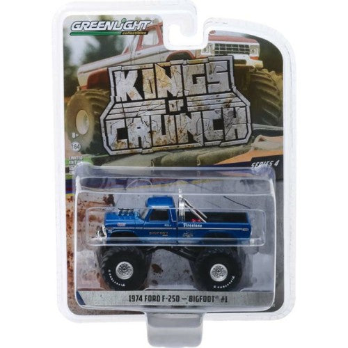 1/64 Bigfoot No.1 1974 Ford F-250 Monster Truck (Clean Version With 66 Inch Tires) Solid Pack