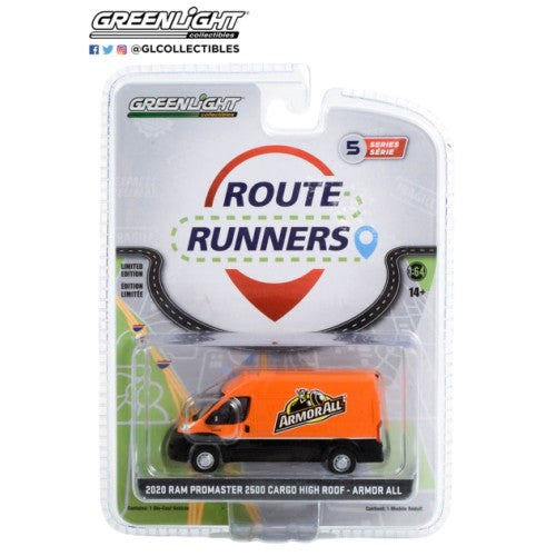 1/64 Route Runners Series 5 2020 Ram Promaster 2500 Cargo High Roof Armor All