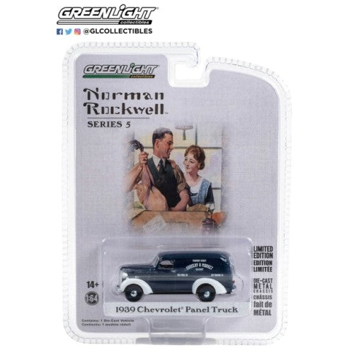 1/64 Norman Rockwell Series 5 - 1939 Chevrolet Panel Truck Gorcery And Market Delivery