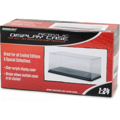1/24 Acrylic Display Case With Plastic Base