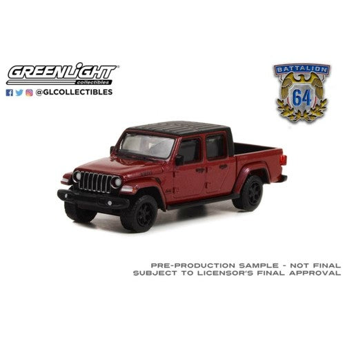 1/64 Battalion 64 Series 2 - 2021 Jeep Gladiator Willys Snazzberry