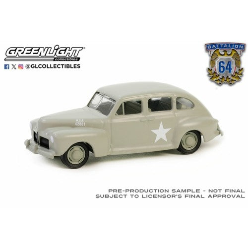 1/64 Battalion 64 Series 4 - 1942 Ford Fordor Deluxe Army Staff Car