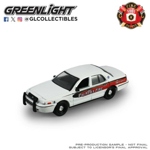 1/64 Fire And Rescue Series 4 - Ford Crown Victoria 2011 - Palmyra, Pennsylvania Fire Department