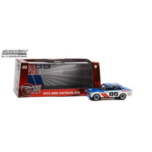 1/43 Tokyo Torque 1972 Datsun 510 No.85 Brock Racing Enterprises - Bobby Allison