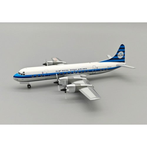 1/200 Klm - Royal Dutch Airlines Lockheed L-188C Electra Ph-Llc With Stand