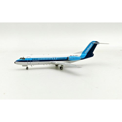 1/200 Nlm Cityhopper Fokker F-28-4000 Fellowship Ph-Bbv With Stand