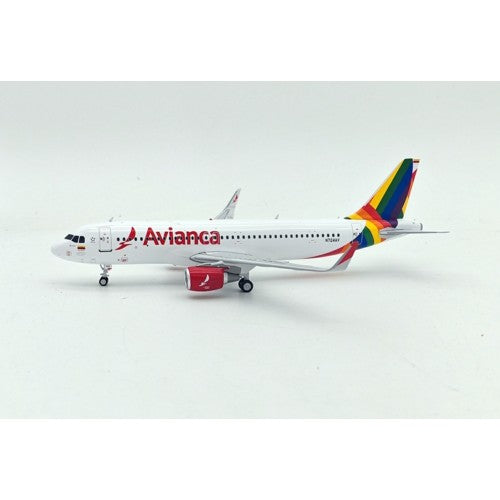 1/200 Avianca Rainbow A320 N724Av With Stand