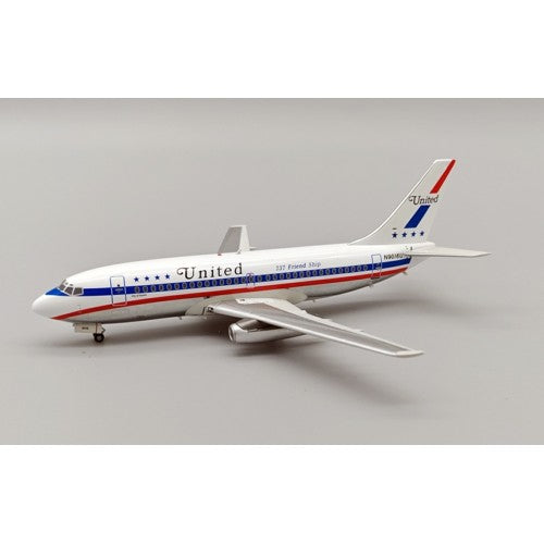 1/200 United Airlines Boeing 737-222 N9016U Polished With Stand