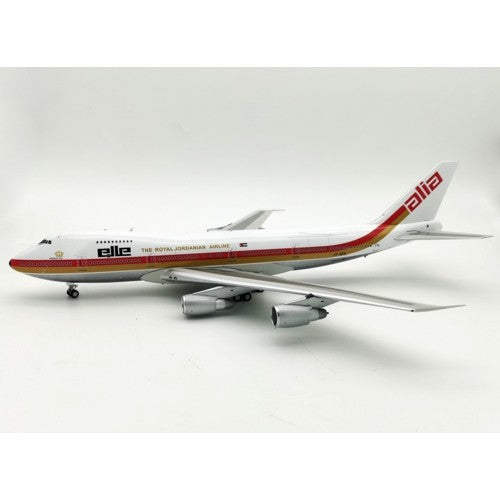 1/200 Alia - Royal Jordanian Airline Boeing 747-200 Jy-Afa With Stand