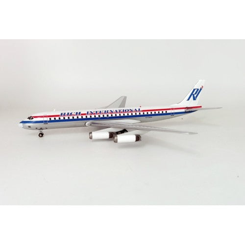 1/200 Rich International Airways Douglas Dc-8-62 N772Ca With Stand