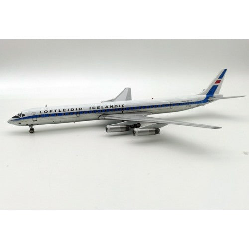 1/200 Loftleidir - Icelandic Airlines Dc-8-63Cf Tf-Fla With Stand