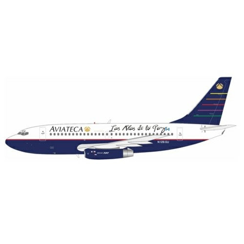 1/200 Aviateca Boeing 737-200 N126Gu With Stand (El Aviador Models)