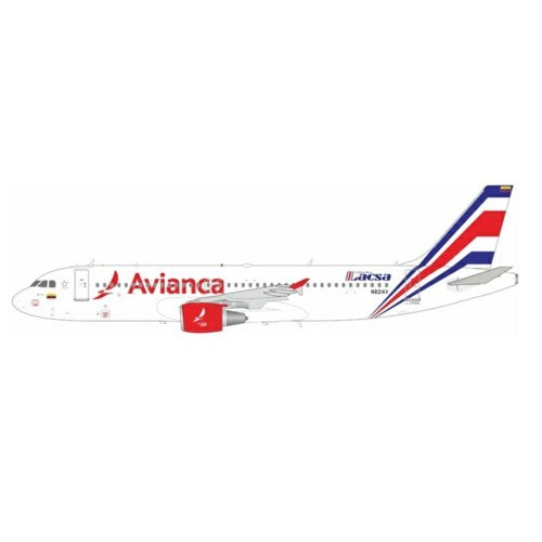 1/200 Lacsa Retro Avianca Airbus A320-214 N821Av With Stand (El Aviador Models)